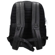 Piquadro Black Leather Backpack
