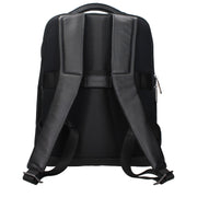 Piquadro Black Leather Backpack