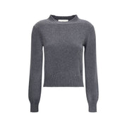Ami Paris Gray Cashmere Cashmere Sweater