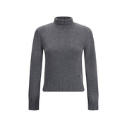 Ami Paris Gray Cashmere Turtleneck