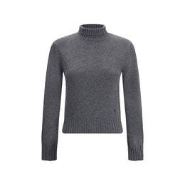 Ami Paris Gray Cashmere Turtleneck