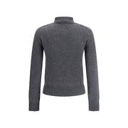 Ami Paris Gray Cashmere Turtleneck