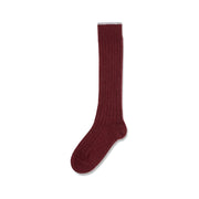Brunello Cucinelli Bordeaux Cashmere Socks