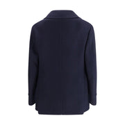 Brunello Cucinelli Blue Wool Coat