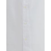 Brunello Cucinelli White Cotton Dress Shirt