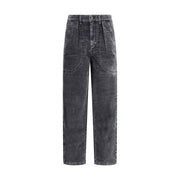 Marant Etoile Black Cotton Casual Pants