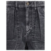 Marant Etoile Black Cotton Casual Pants