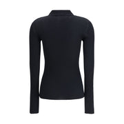 Dolce & Gabbana Black Cashmere Polo Shirt