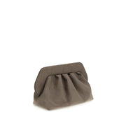 THEMOIRè Brown Other Fibres Clutch Bag