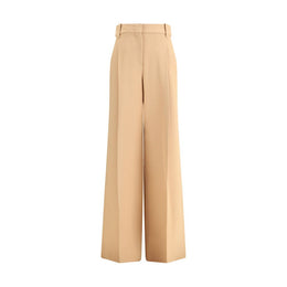 Ermanno Scervino Beige Viscose Casual Pants