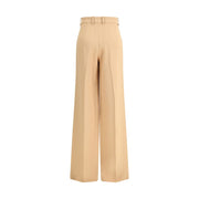 Ermanno Scervino Beige Viscose Casual Pants