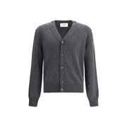 Ami Paris Gray Cashmere Cardigan