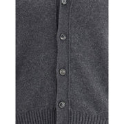 Ami Paris Gray Cashmere Cardigan