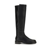 Stuart Weitzman Brown Calf Leather Bos Taurus Ankle Boots