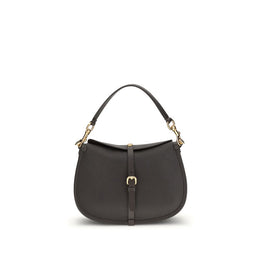 Etro Brown Calf Leather Bos Taurus Shoulder Bag