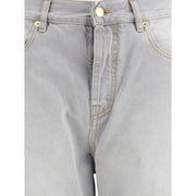 Darkpark Gray Cotton Relaxed Fit Jeans