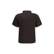 Margiela Brown Viscose Polo Shirt