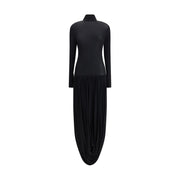 Magda Butrym Black Viscose Casual Dress
