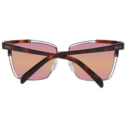 Emilio Pucci Brown Acetate & Metal Sunglasses