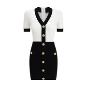 Balmain Multicolor Viscose Casual Dress