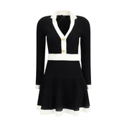 Balmain Black Viscose Casual Dress