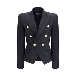 Balmain Black Wool Blazer