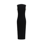Balmain Black Viscose Casual Dress
