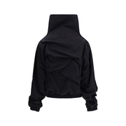 ALAINPAUL Black Polyamide Full-Length Jacket