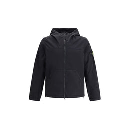 Stone Island Black Cotton Shell Jacket