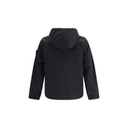 Stone Island Black Cotton Shell Jacket
