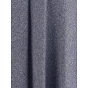 Sara Roka Blue Cotton Midi Skirt