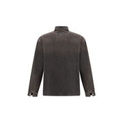 7FOR Black Cotton Denim Jacket