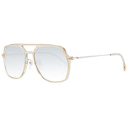 Lozza Beige Acetate & Plastic Sunglasses