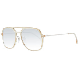 Lozza Beige Acetate & Plastic Sunglasses