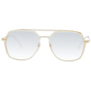 Lozza Beige Acetate & Plastic Sunglasses