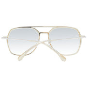 Lozza Beige Acetate & Plastic Sunglasses