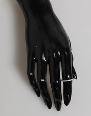 Nialaya Sterling Silver 925 Band Pave CZ Crystal Eternity Ring