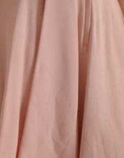 Dolce & Gabbana Light Powder Rose Viscose Pleated Skirt
