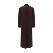 Brunello Cucinelli Bordeaux Cashmere Coat