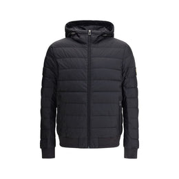 Belstaff Black Nylon Full-Length Jacket