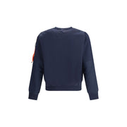 Parajumpers Blue Cotton Sweatshirt