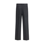 Vivienne Westwood Gray Fleece Wool Casual Pants
