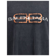 Balenciaga Gray Cotton T-Shirt