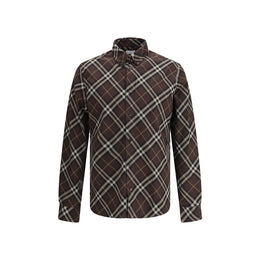 Burberry Brown Cotton Pattern Shirt