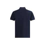 Burberry Blue Cotton Polo Shirt