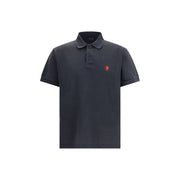 Balenciaga Black Cotton Polo Shirt