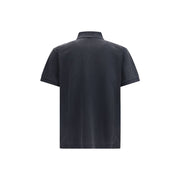 Balenciaga Black Cotton Polo Shirt