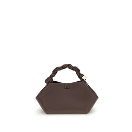 Ganni Brown Recycled Polyester Handbag