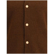 Laneus Brown Cashmere Bomber