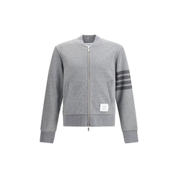 Thom Browne Gray Cotton Sweatshirt